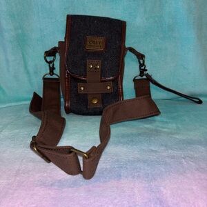 Obey Black and Brown Belt Bag